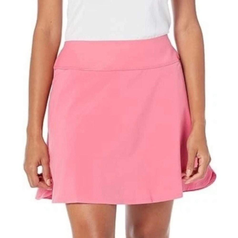 Puma Women's PWRSHAPE Solid Golf Skirt w/ Shorts Size Medium NWT Peachy Pink